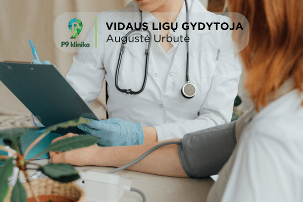 Nauja Vidaus Ligų Gydytoja P9 Klinikoje – Augustė Urbutė